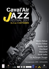 Cavalaire Jazz Festival 2017  : Caval'Air Jazz 2017. Du 6 au 10 septembre 2017 à cavalaire sur mer. Var. 